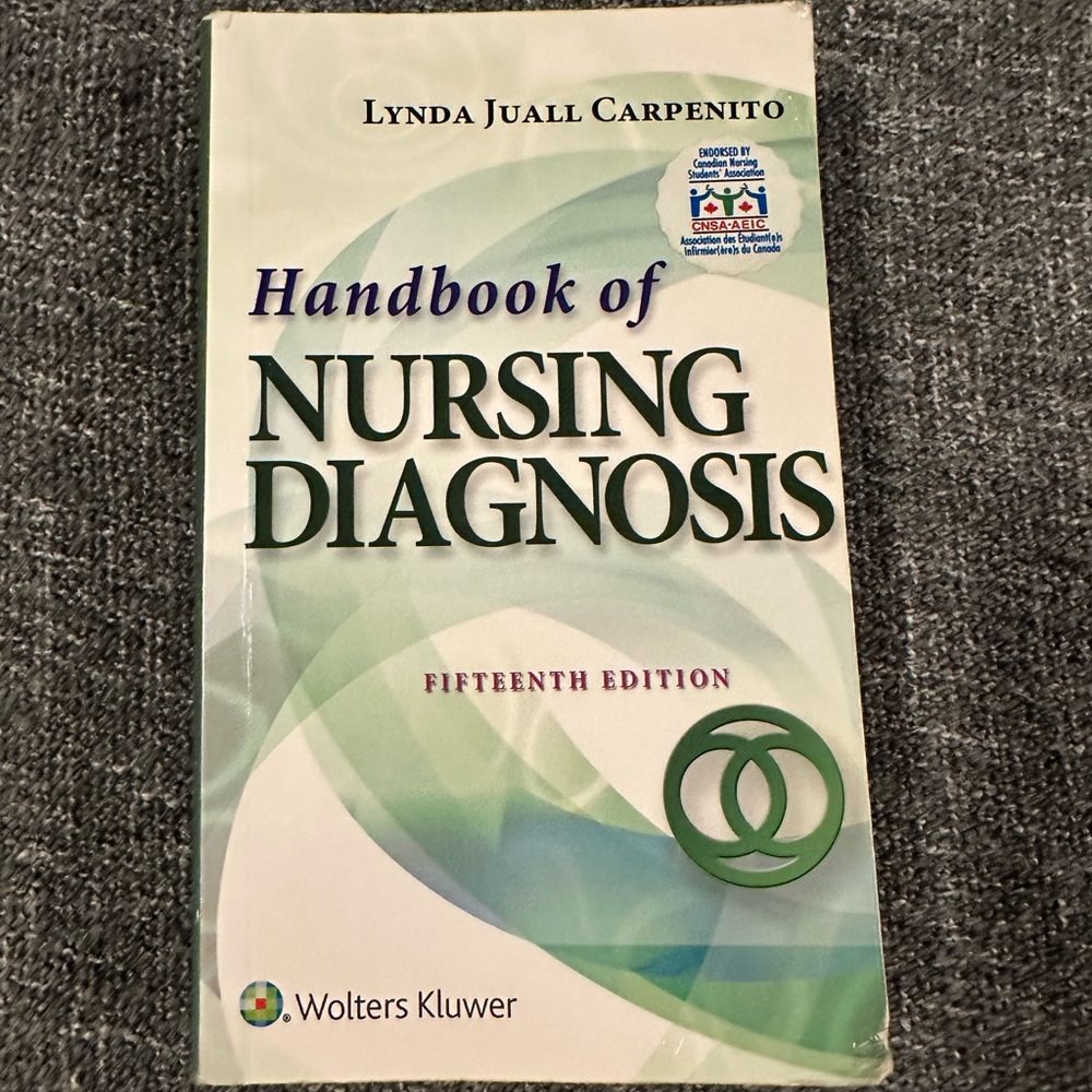 Handbook of Nursing Diagnosis
